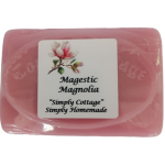 Handmade "Majestic Magnolia" Fragranced Glycerine Soap Bar 165g